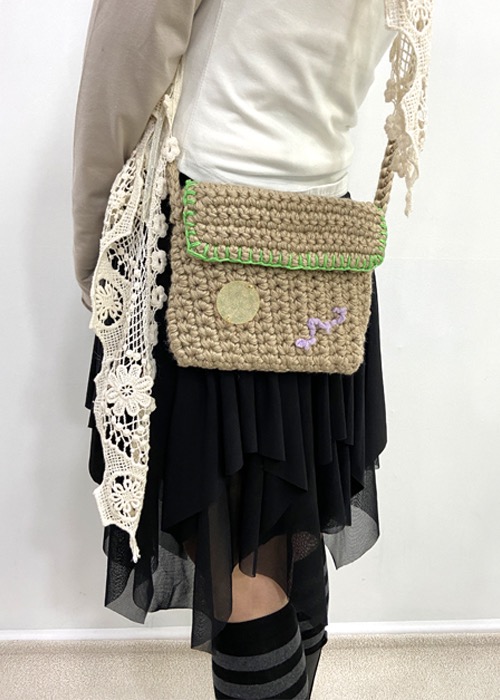 twinkle knitted bag (2color)