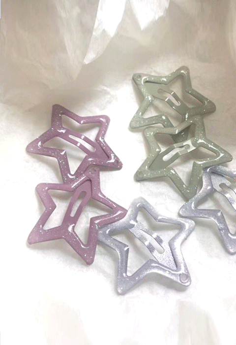 [2월중순입고]twinkle star pin 2set [3c]