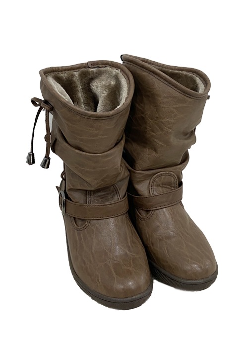 [재진행] vintage fur boots (2color)