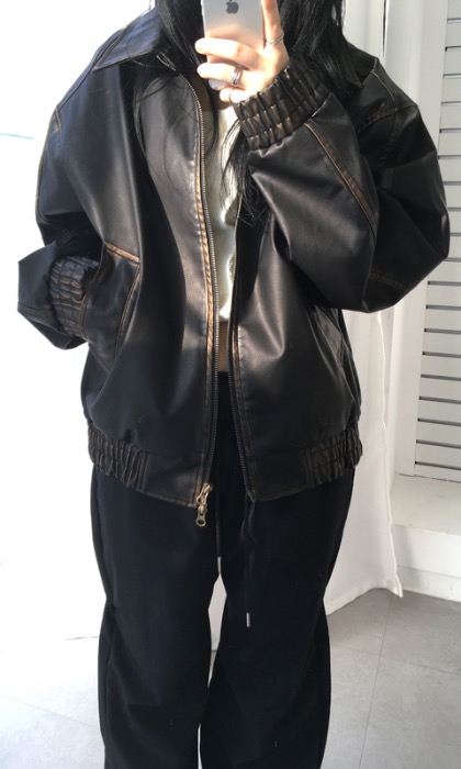 Garment leather jacket  [2c]